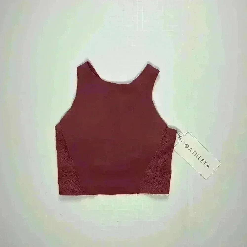 Athleta Conscious Crop Lace D-DD Size XXS